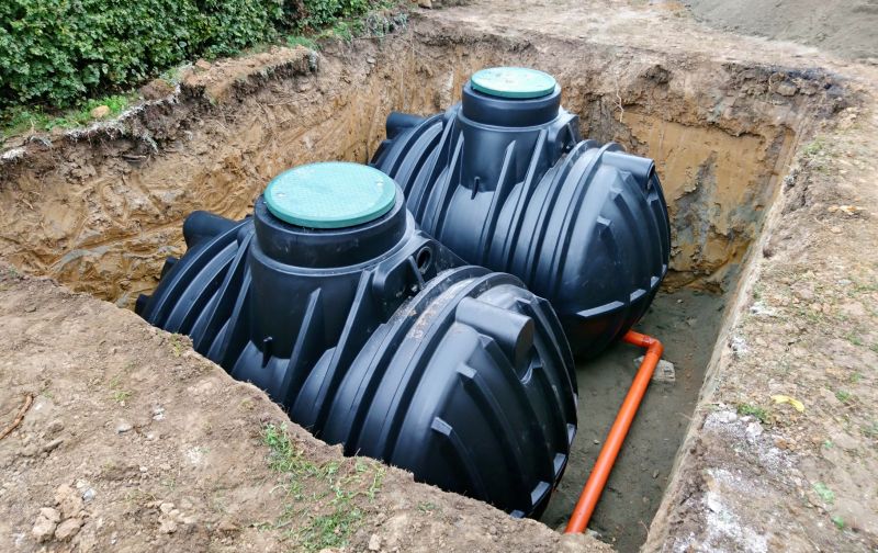 rainwater collection installation