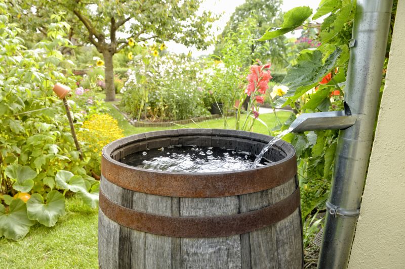 rainwater collection installation